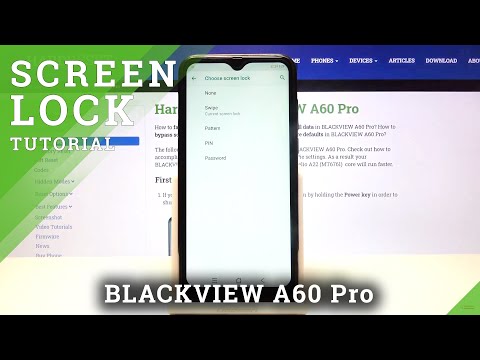 How to Set Up Screen Lock in BLACKVIEW A60 Pro – Change Screen Lock