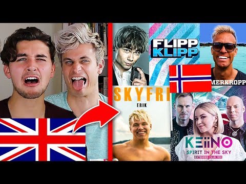 British boy reacting to NORWEGIAN MUSIC - Keiino, Erik Sæther, FlippKlipp, Mads Hansen