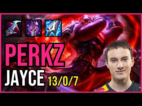 PERKZ - JAYCE vs GRAGAS Top - NA Grandmaster - Patch 11.3
