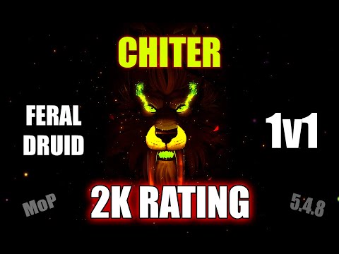 FERAL 1V1 ARENAS [2K RATING] WoW MoP 5.4.8 | Firestorm