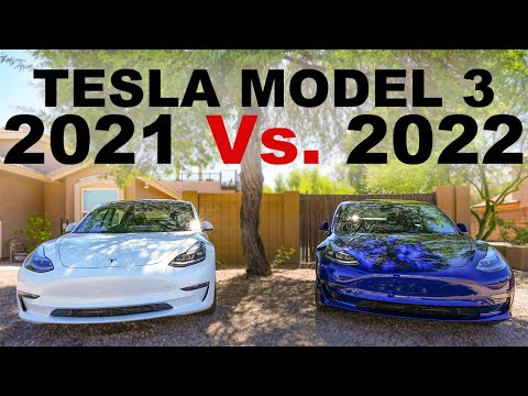 Tesla Model 3 // 2022 vs 2021