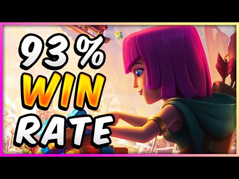 93% WIN RATE! EASY GRAVEYARD FREEZE DECK — Clash Royale