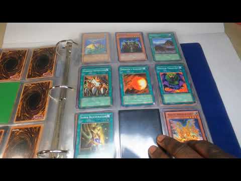 Vintage yugioh card showcase