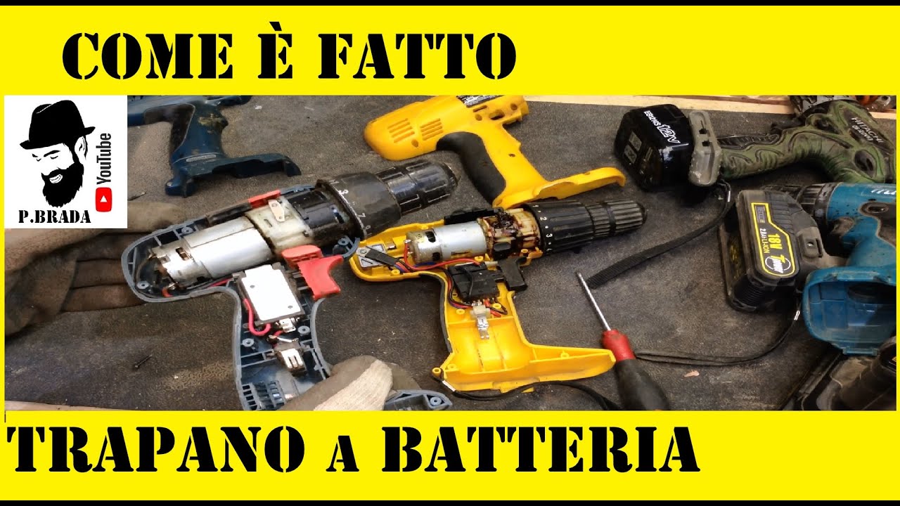 TRAPANO A BATTERIA Come è fatto e cosa si può rompere Ep. 4