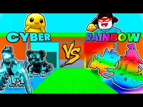 DESAFIO $0 até 1 TRILHÃO mas é CYBER vs RAINBOW
