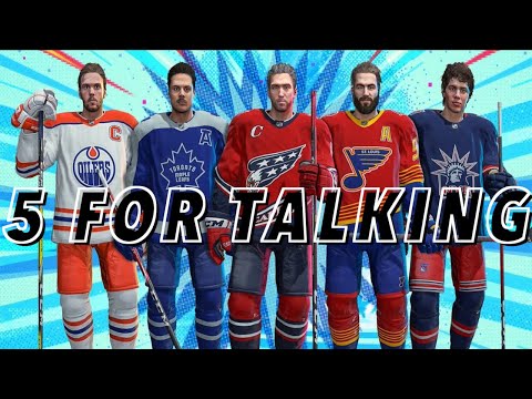 TIER LIST! | RANKING THE REVERSE RETRO JERSEYS | NHL HOCKEY TALK | 5 FOR TALKING