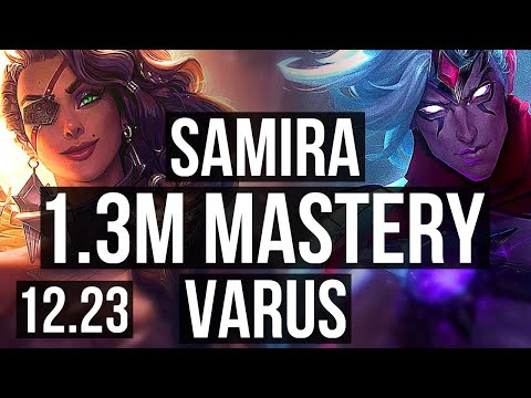 SAMIRA & Rell vs VARUS & Zilean (ADC) | 1000+ games, 1.3M mastery, Godlike | EUW Diamond | 12.23