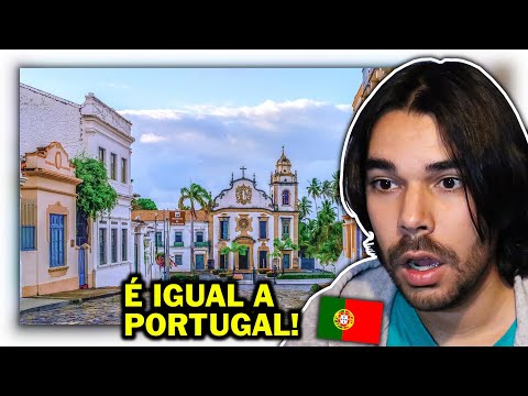 Português reage a CIDADES do Brasil que parecem OUTROS PAÍSES!