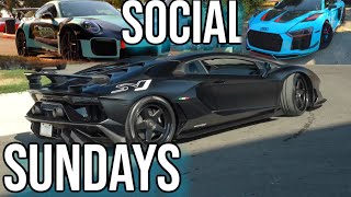 Insane Carshow With @MTParadise Social Sundays & Porsche Ridealong!