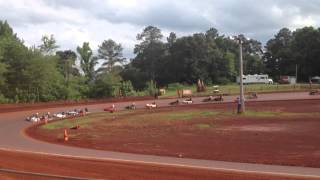preview picture of video 'Jody Piper Flips Go Kart at Beaver Creek Speedway in Pro Clone Race'