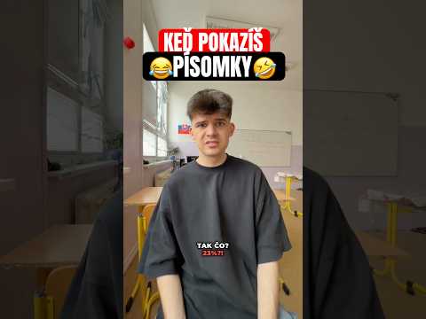 SEPTEMBER to istí😅😆Niekedy veci nejdú tak akoby sme CHCELI🤣💥#sranda #škola #vtip #spomienky