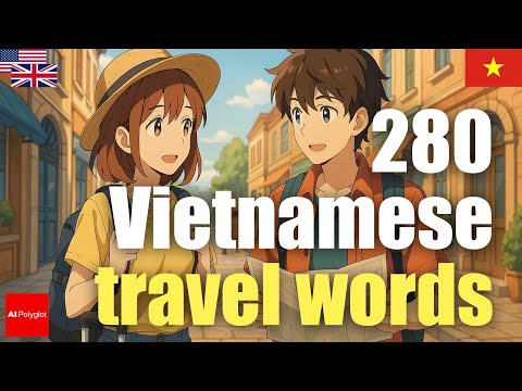 280 Vietnamese travel words | Passive listening | L2Language | with hiragana