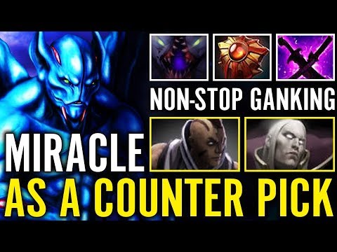 Miracle Counter Pick Invoker + Antimage Smartest Player Dota 2 Night Stalker gameplay