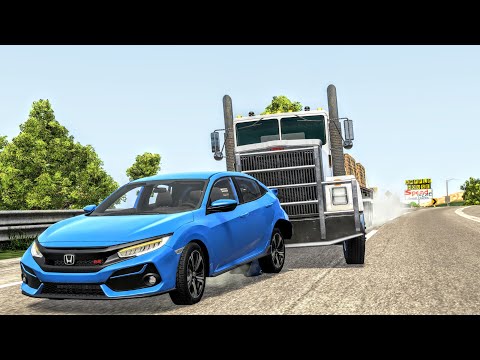 Truck Pileups Crashes 8/9/2021 - BeamNG.Drive