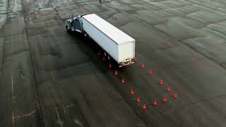 Mooney CDL Training Revised Alley Dock with two free pull-ups for Tractor Trailers and Semi Trucks.