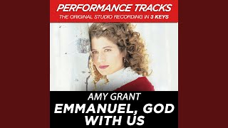 Emmanuel, God With Us (Low Key Performance Track Without Background Vocals; Low Instrumental Track)