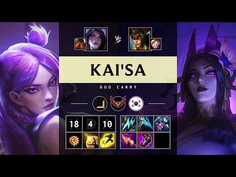 Kai'Sa ADC vs Cassiopeia: Triple Kill, Legendary - KR Grandmaster Patch 25.S1.1