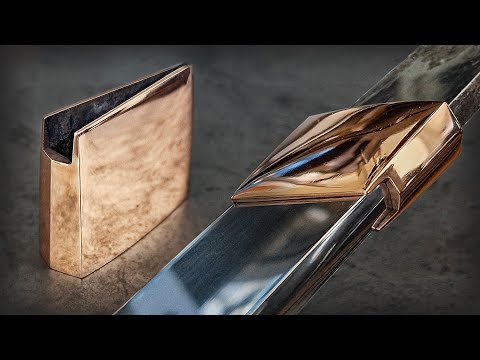 Smelting Shibuichi Silver Alloy and Making the Habaki for my Wakizashi