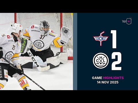 EHC Kloten vs. HC Lugano - Game Highlights