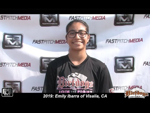 2019 Emily Ibarra Pitcher and Outfield Softball Skills Video - Cencal Dirtdogs