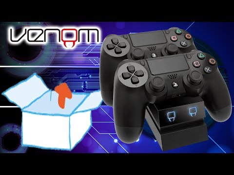 VENOM Double doko staliukas PS4 juoda padams