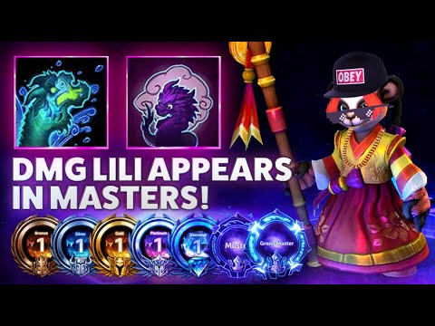 Lili Water Dragon - DAMAGE LILI APPEARS IN MASTERS! - Hardstuck Bronze 5 Adventures 2022