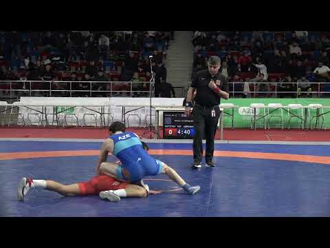 1/2 final GR - 55 kg: Tural Mehtiyev - Hüseyn Qəribov