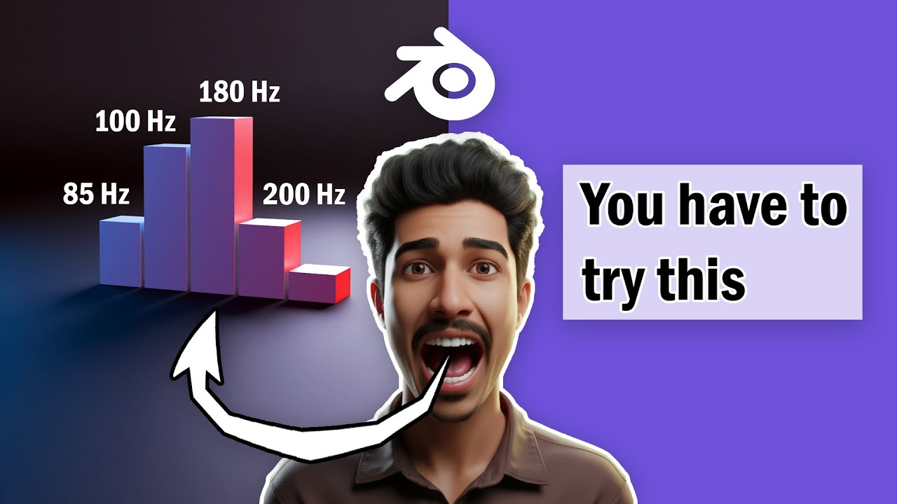 How to Make an Audio Visualizer in Blender 2025 - in 3 minutes #blender
