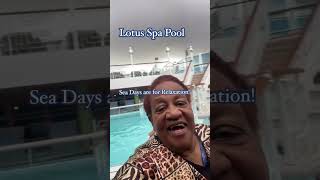 #LotusSpa #pool #cruiselife #cruisevacation #cruise #travelblogger #PrincessCruise #emeraldprincess