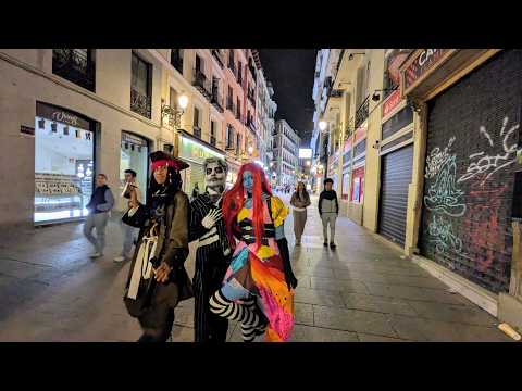 🎃 Halloween Nightlife in Madrid (2025) 🎃 Walk