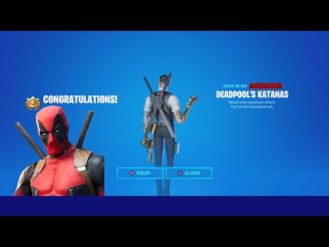 Fastest Way To Unlocking FREE DEADPOOL KATANAS! (Deadpool's Katanas Unlock) NEW Fortnite Challenges!