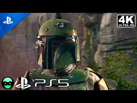(PS5) Boba Fett Confronts Cal Kestis Boss Fight Scene - Star Wars Jedi Survivor (4K 60FPS)