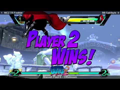 GUTS2 - UMvC3 - MCZ TS Fooblat (Hulk,Haggar,Doom) Vs.  BB Epicfayle (Thor,Dorm,Doom)
