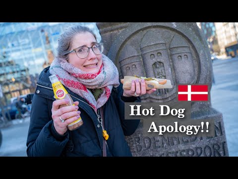 Our Danish Hot Dog Apology - This time we eat the right one :)