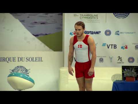 STEFFENSEN Rasmus (DEN) - 2018 Trampoline Worlds, St. Petersburg (RUS) - Qualification Tumbling R2