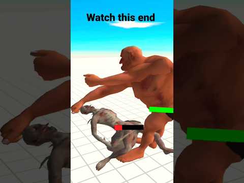 Saber Ghoul vs Hill Giant fight 😮 || Hill Giant vs Saber Ghoul fighter... #arbs #shorts #shortvideo