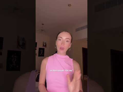 I almost got in trouble at work for speaking Romanian 😂￼