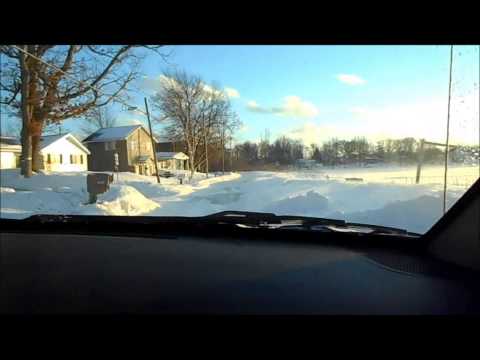 Snow Blizzard Drifts Myers Lake Rockford MI Feb 21 & 22, 2014