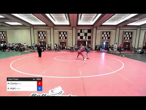 195 Lbs Semifinal - Matthew Clarke, Beat The Streets Philadelphia Vs Aiden Hight, Pennsylvania 68b