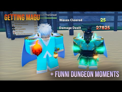 [GPO] Getting Magu in Dungeons + Funni Dungeon Moments