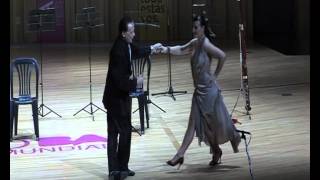 Juan Carlos Copes y Johana Copes en la Apertura del Festival Tango de Buenos Aires