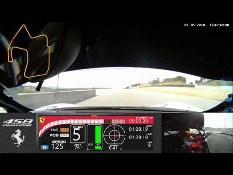 458 Challenge Laguna Seca JWJr Fastest Lap 2018