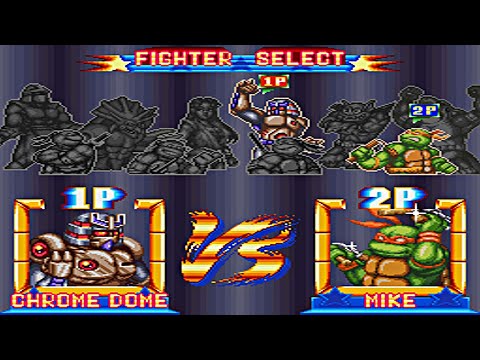 Teenage Mutant Ninja Turtles - Tournament Fighters - newall2 vs Zanmus