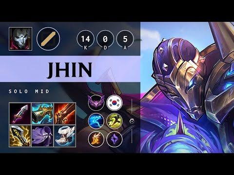 Jhin Mid vs Viktor - KR Master Patch 25.08