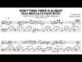 Brad Mehldau | Don't Think Twice Is Alright [intro transcription]