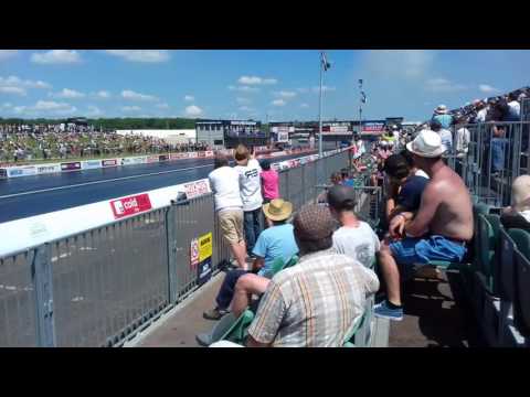 Santa Pod Fireforce Jet Car 1/4 mile