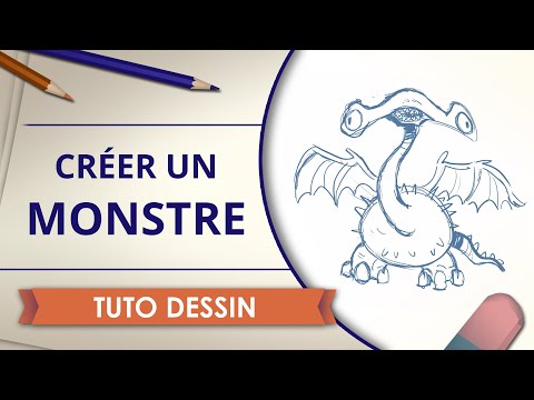 Dessiner un monstre - Tuto dessin