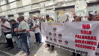 Jubilados  y pensionados del IGSS piden en el Congreso pensiones justas