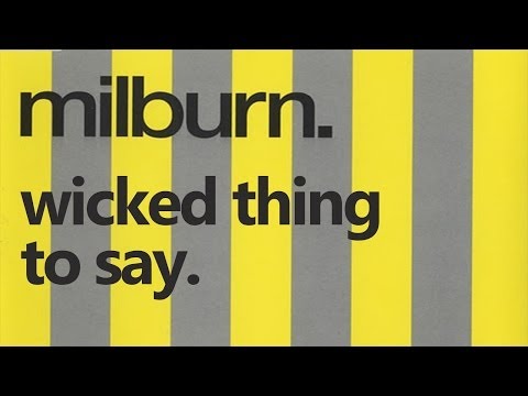 Wicked Thing To Say video