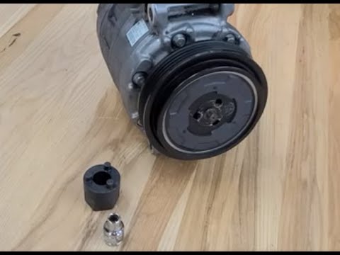 ACfittingPro tool for clutchless Denso 7SEU and 6SEU compressors on German OEM vehicles